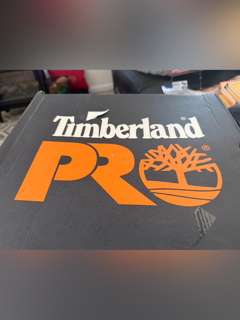 Timberland Black Box with Bold Orange PRO Logo